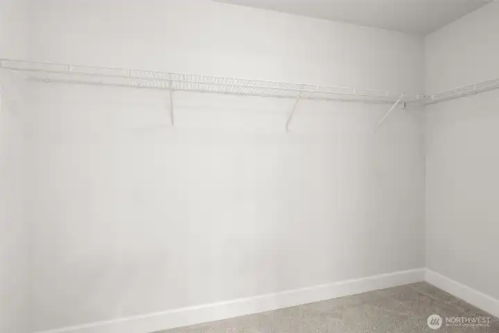 Primary closet