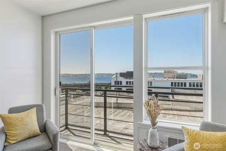 Yes, you do have a view of Puget Sound!