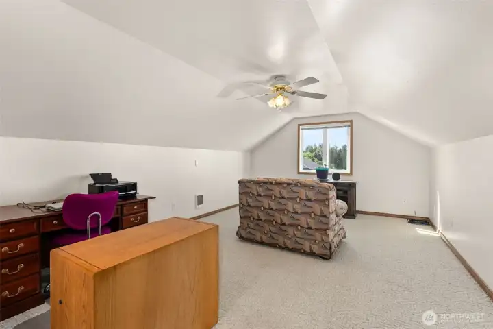 bonus room/upstairs living room