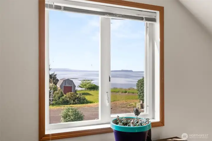 bay view from upstairs