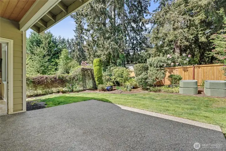 Covered patio
