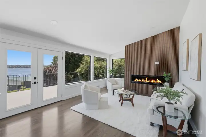 Spacious area perfect for entertaining and gatherings.