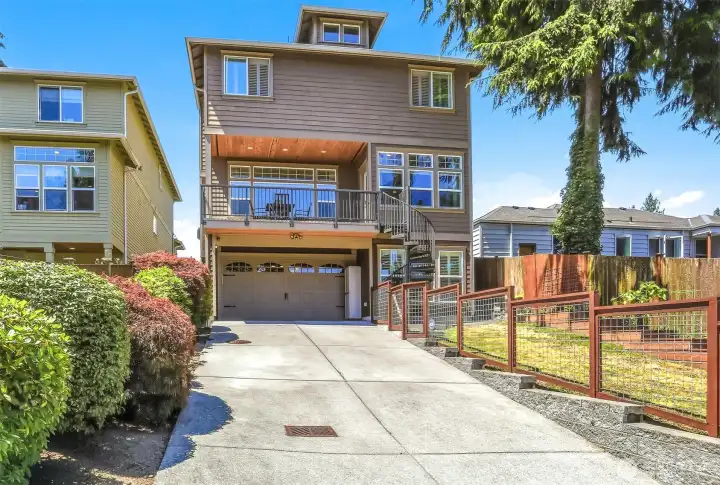 Exceptional parking and storage options abound with convenient alley access, an attached two-car garage, and space for at least four additional off-street vehicles. Accommodates guests, recreational vehicles, or your prized collection of toys.