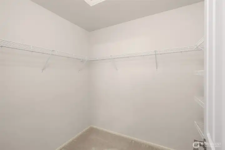 Walk-in closet with plenty of storage. Walk-in closet with plenty of storage.
