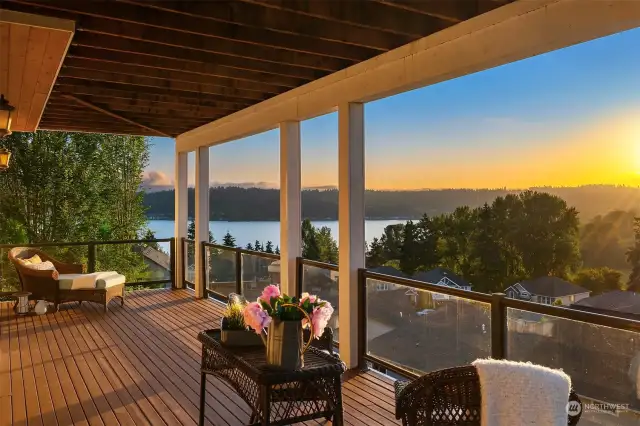 Lower Level Deck ~ Lake Sammamish Views