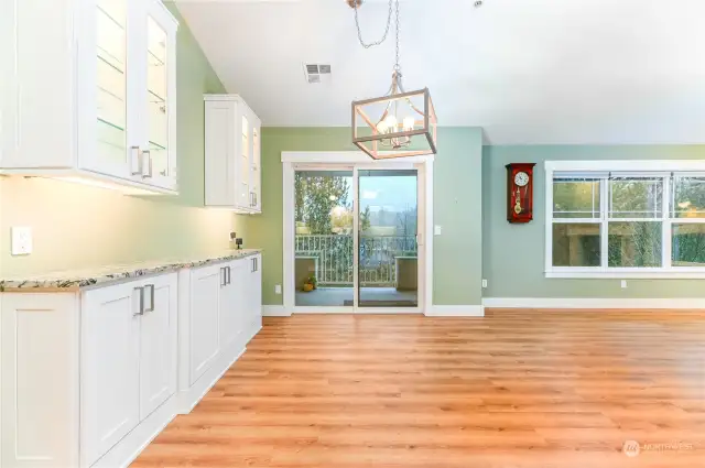 Dining Area Leading To The Balcony