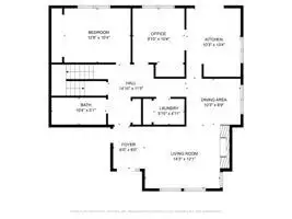 Main floor plan.