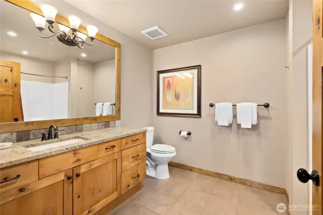 Guest bathroom.