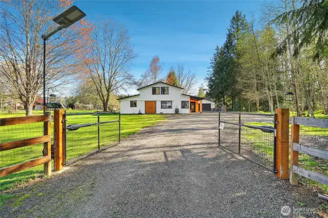 Gated entry for your "Barndo"
