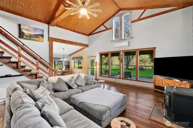 Large open living room!