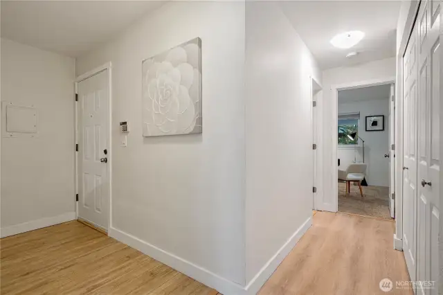 Entrance of the unit