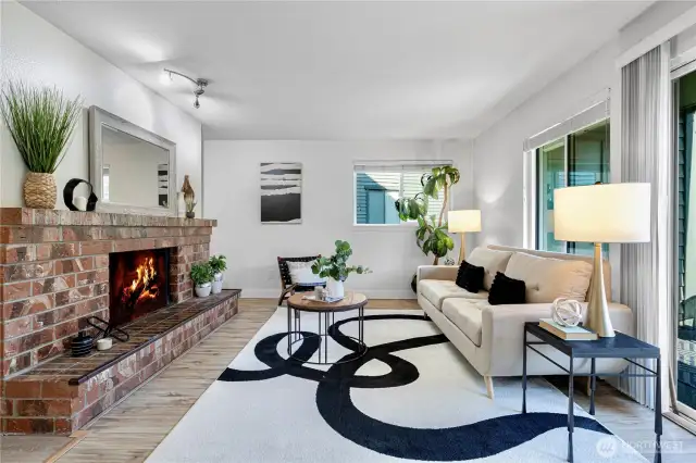 Living Room leads to backyard