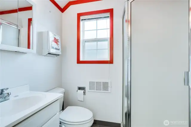 3/4 bath in shop