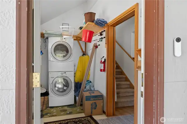 Laundry in mud room