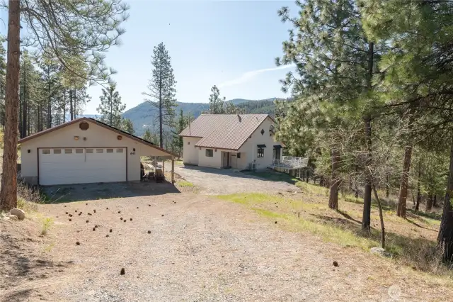 Insulated two car garage