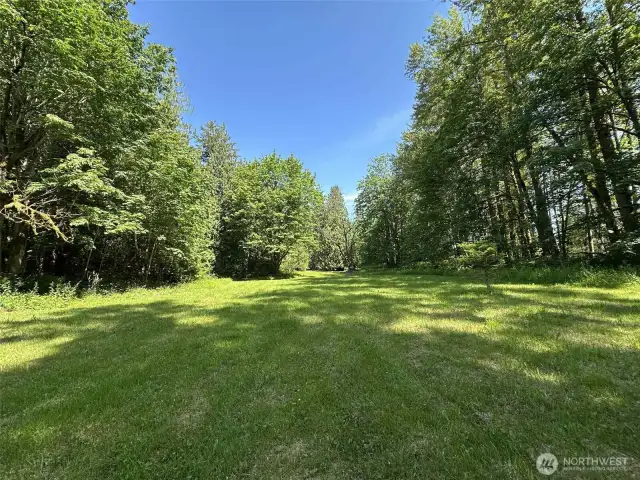 Over 11 peaceful acres.