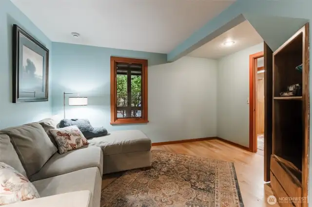 An office/den on the main floor.