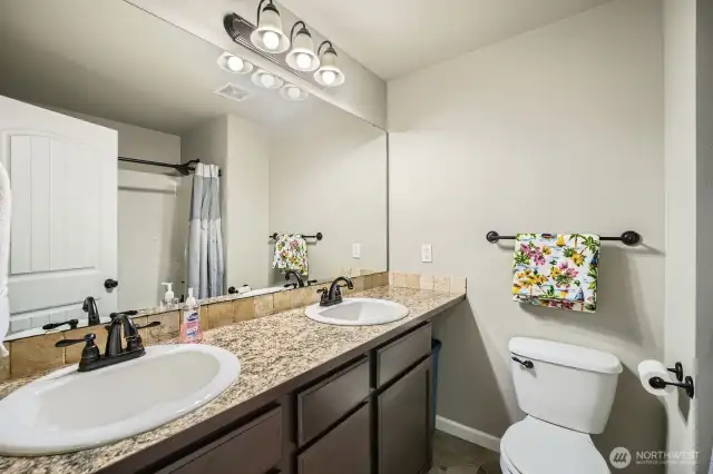 Upstairs hallway bathroom