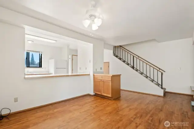 Open great room style layout