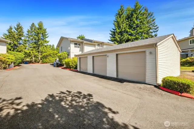 Each unit enjoys a private garage with upper level storage and garage door opener. Additional uncovered spot for each unit and visitor parking as well.