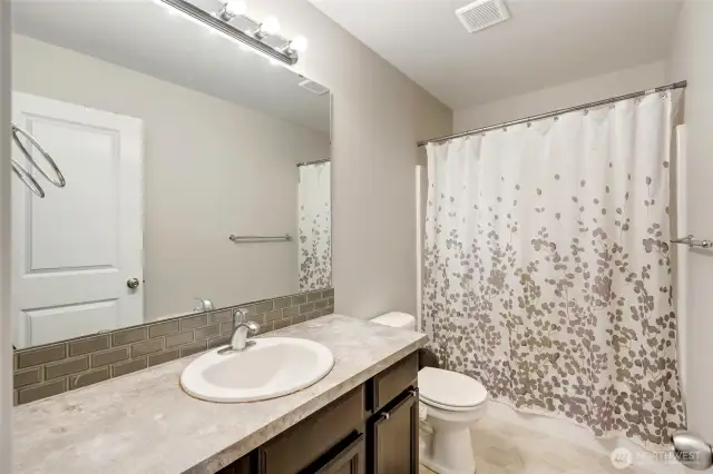 Downstairs full bath