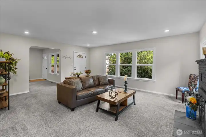 Living Room w/Plenty of Windows for Natural Lighting!