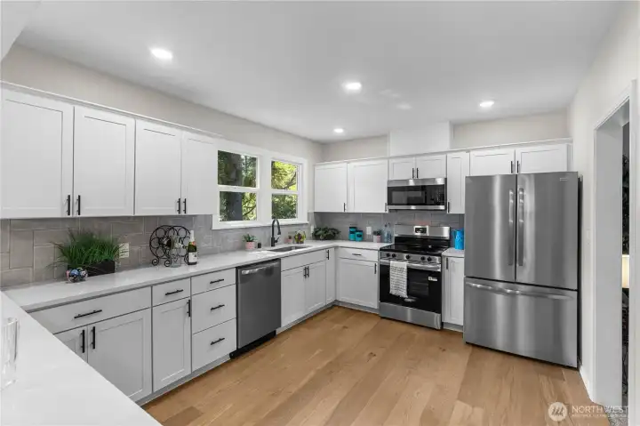 Another view of the Spacious Kitchen