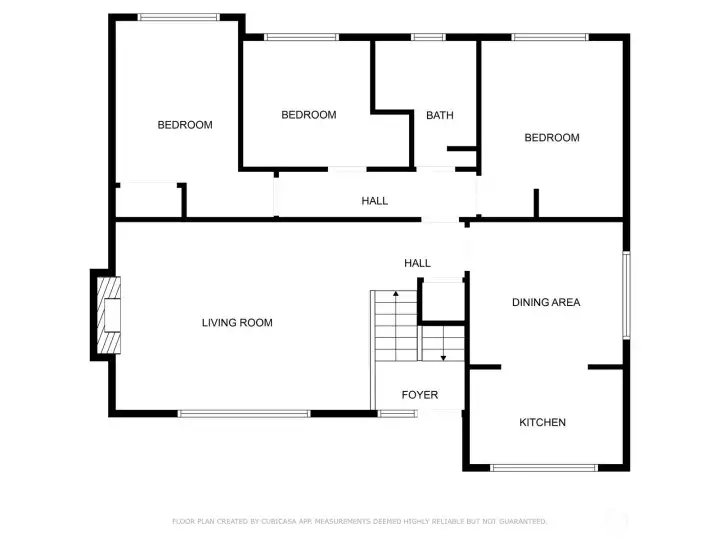Upstairs layout