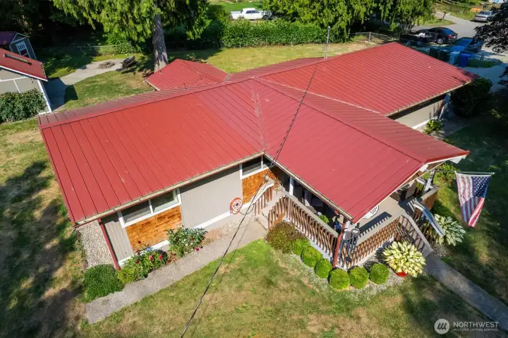 New metal roof in 2021 looks great!!