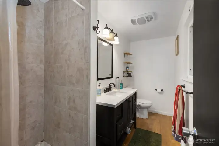 Primary Bath - 3/4.  Updated with new tile and fixtures a few years ago.