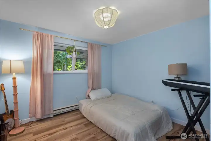 3rd BR - nice paint and newer lighting fixture.