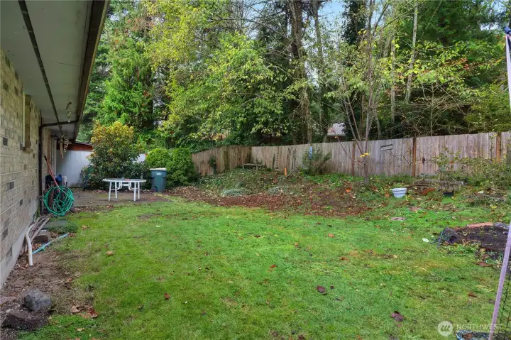Spacious yard for a condo!