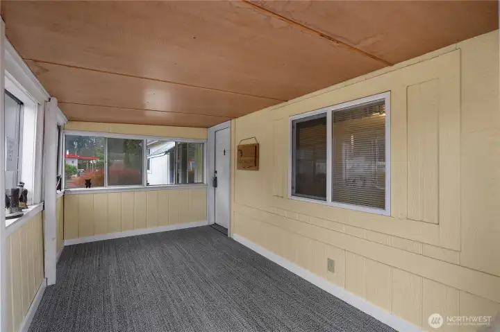 And this 3 - season porch gives you the same view when the sunshine is liquid!