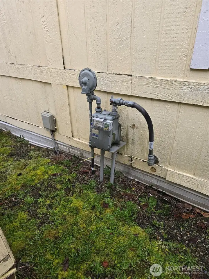 Gas to the house for the furnace!