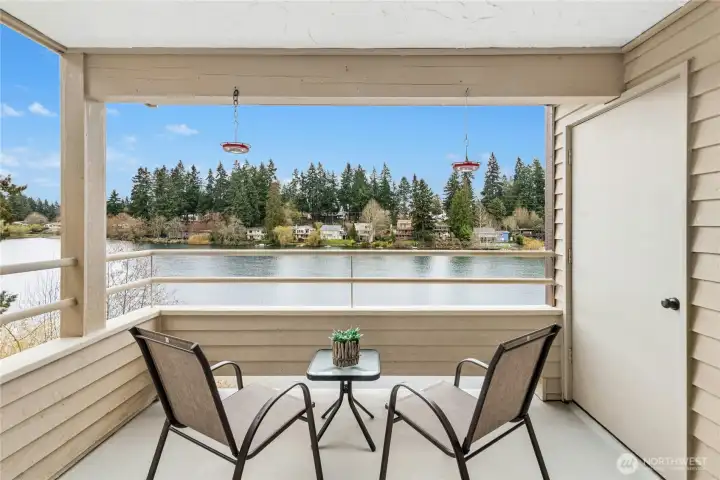 Back to the Balcony! Nice view, expansive space.