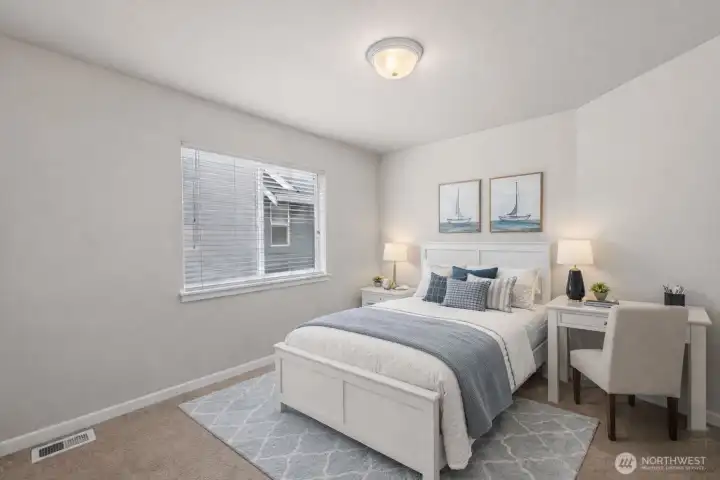 Bedroom #5. Virtually staged.