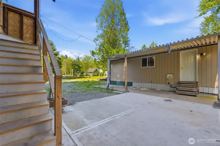 Stairs to upstairs finished room