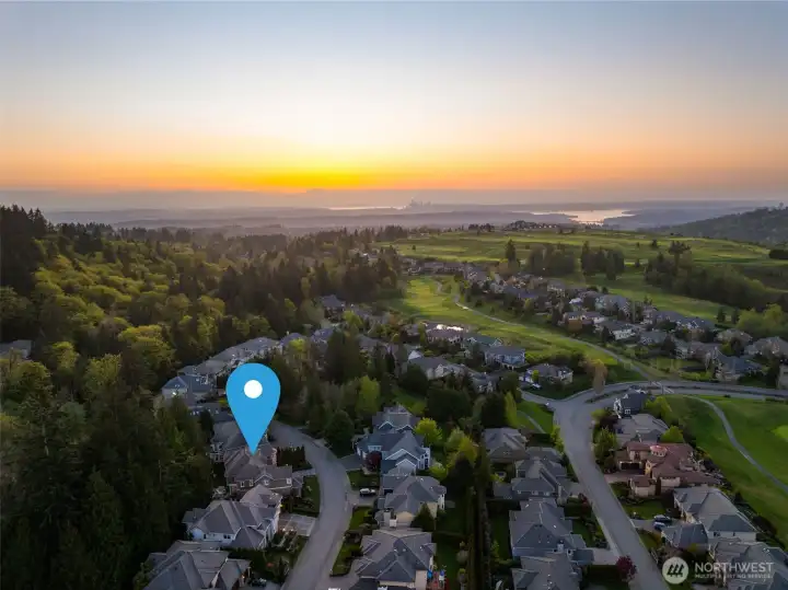 Backing to a peaceful and serene greenbelt and offering direct access to Cougar Mountain Regional Park with 35+ miles of trails, waterfalls, and panoramic viewpoints, this home blends natural serenity with elevated living.