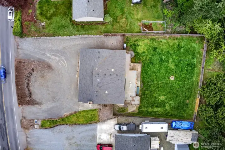 .41 acre private lot backs to a peaceful greenbelt.  Newer roof and mini splits for cool air in the summertime.