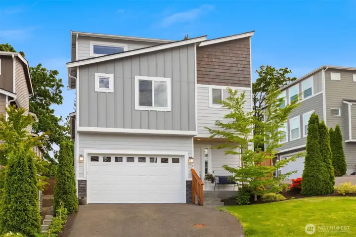 A lovely 2700+ sq foot home with cool architectural lines is ready for a lucky buyer!