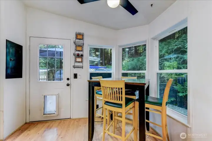 Natural Light Filled Eating Nook