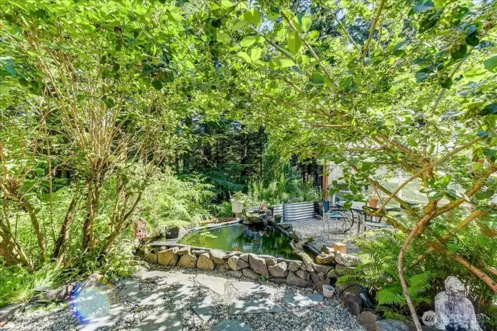 Tranquil Space with Gardening Aras