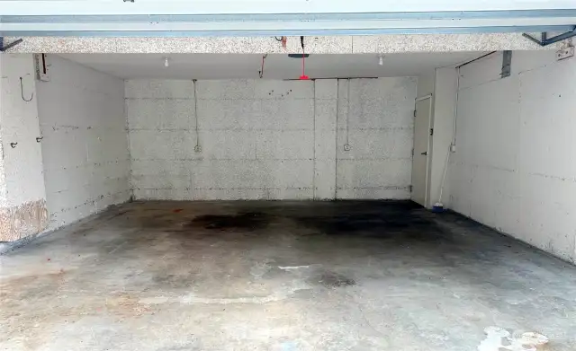 Two car private garage