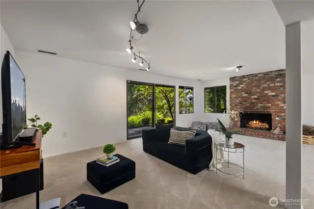 Lower level family room