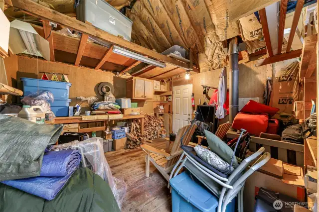 Inside shed/shop