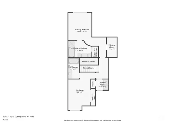 Upper Floor - for info purposes only