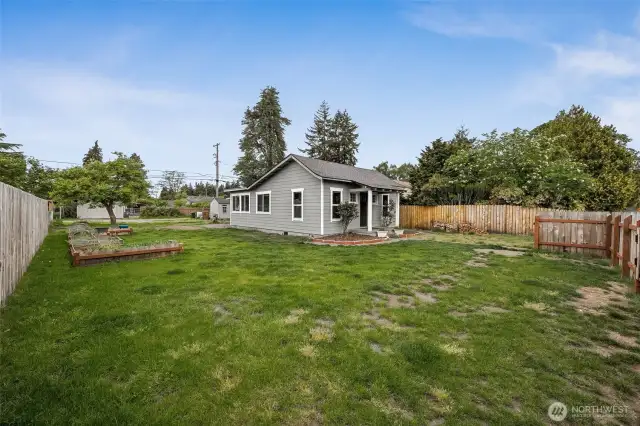 Large Front and side yard