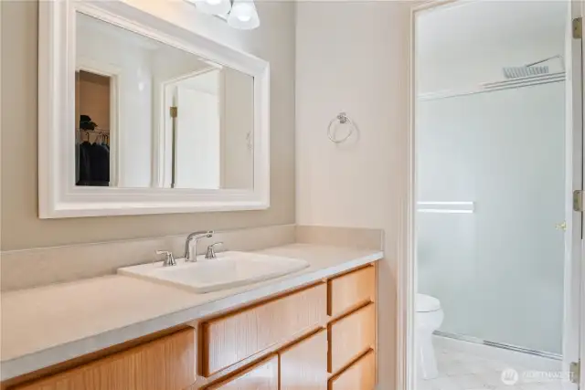 Bathroom off of the Primary