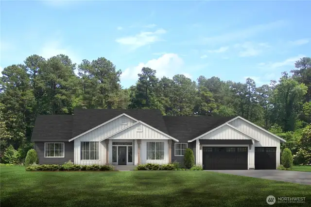 Plans and elevations are artist's renderings only, may not accurately represent the actual condition of a home as constructed, and may contain options or furnishings which are not standard.