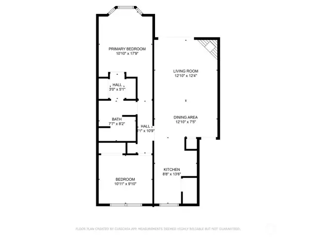 Floor plan...measurements are approximate.
